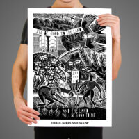 I'll Be Good To The Land A2 print