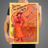 Mrs Barbour's Army A2 print